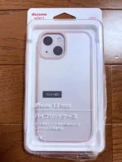 ドコモ純正 iPhone13 mini ハイブリッドケース 抗菌 新品未開封のサムネイル
