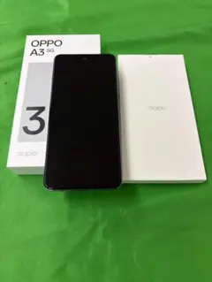 OPPO A3 5G ブラック 本体 一括購入 残債無 ほぼ未使用品 おまけ付き