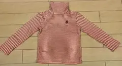 ミキハウス　女児タートルネック　長袖Tシャツ　サイズ130