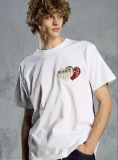 【wjk】bandana panel heart T グラフィックTシャツ　新品のサムネイル