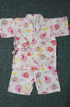 マザウェイズ ベビー用甚平 90cm 金魚 うちわ