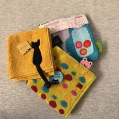 マタノアツコ　タオルハンカチ　2枚　ポシェチーフ1点のサムネイル
