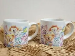 ハートフェルトレターズオブフレンドシップ　スーベニアマグカップ　2個セット