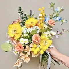 【ブーケ】フォトウエディングや前撮りに♪アーティフィシャルブーケ
