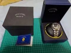 動作無し　NAVY 腕時計