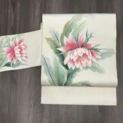 【専用】夏物 名古屋帯 絽 手描友禅 中古 クリームso552 専用】夏物 名古屋帯 絽 手描友禅 中古 クリームso552 - メルカリ