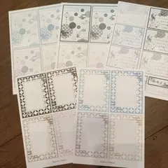 [そ101] Bonheur papier様 素材シート ✣BONHEUR PAPIER様✣素材シート コラージュ素材 おすそ分け - メルカリ