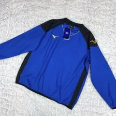 【新品・未使用】Mizuno ブルー 長袖ピステ 150