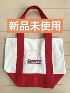 COSTCO トートバッグ　レッド　小　新品未使用のサムネイル
