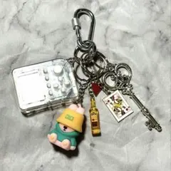 m*_様 【カラビナ付き】キーホルダー　5点セット　ストリート　古着　アメカジ
