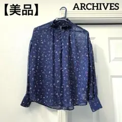 【美品】ARCHIVES(アルシーヴ) ブラウス Mサイズのサムネイル