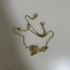 3143-10 極美品✨ Dior ネックレス CD ロゴ 希少 刻印 cm - メルカリ