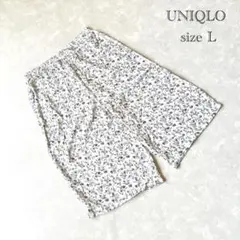 【UNIQLO ユニクロ】リラコ ルームウェア パンツ フラワー L 涼しいのサムネイル
