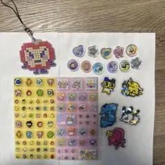 たまごっちタイルシールボンボンドロップシールセット 4シート