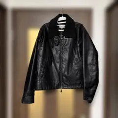 【即完商品】レザージャケット レザーブルゾン　dries van noten似