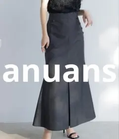 新品同様 anuans スカート SMALL グレー レディースのサムネイル