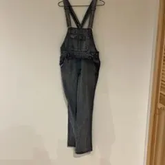 オーバーオール　デニム　サロペット　ワイドパンツ