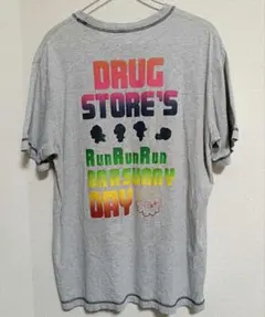 DRUG STORE'S ドラッグストアーズ 半袖Tシャツ グレー