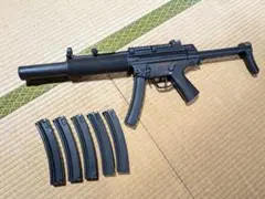 内部カスタム H&K MP5k pdw 電動モデルガン ブラック マガジン付き
