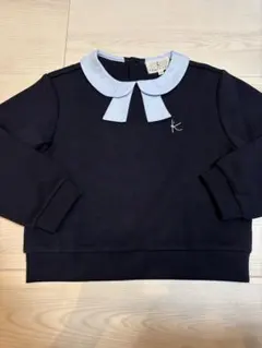 組曲 キッズ トレーナー リボン ネイビー 120