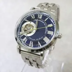 A185　TIC TAC　ネイビー　メンズ カジュアル ヴィンテージ　腕時計