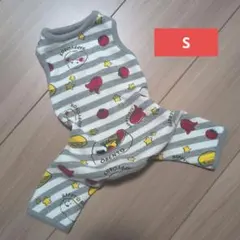 犬服　袖無しロンパース　Sサイズのサムネイル
