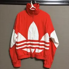 adidas アディダス　メンズ　ビッグトレフォイル　ナイロンジャケット