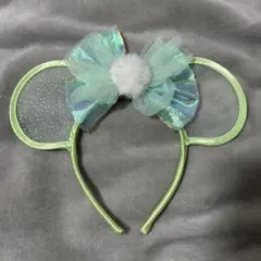 ディズニー ミントグリーン耳カチューシャ ティンカーベル