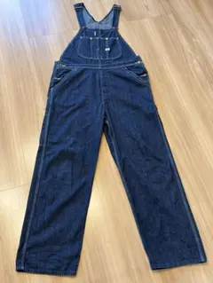 【美品】Lee ダークデニム オーバーオール Lサイズ