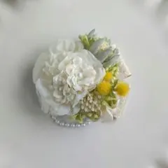 ミモザブーケ コサージュ　入園式　入学式　卒園式　子供　セレモニー　ミモザ　春