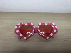 ミニー・マウス ハート型サングラス ピンク