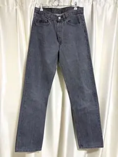 90s Levis 501 U.S.A.製 ブラックデニム W31 L32