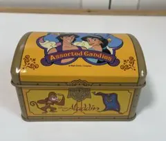 ディズニーランド　TDL アラジン キャンディー　空き缶 1994年　当時品のサムネイル