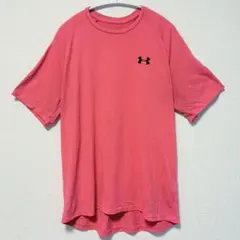 アンダーアーマー 速乾 半袖 Tシャツ ピンク XL