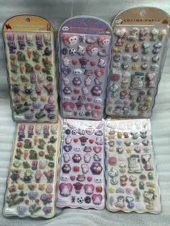 コットンパフィー シール ズートピア ベイマックス スヌーピー　6点セット