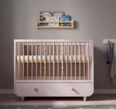 ベビーベッド IKEA ミルラ　マットレス　マットレスカバー　防水パッド付きのサムネイル