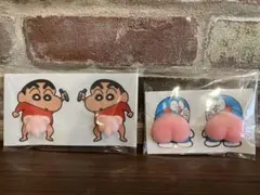 しんちゃん とぞんさんとドラえもん計4枚ぷにぷにおしりシールステッカー