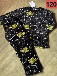 新品　ポケモン　ピカチュウ　フリース　長袖　パジャマ　ポケットモンスター　120
