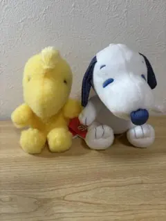 PEANUTS スヌーピー ウッドストック ぬいぐるみ 2点セット