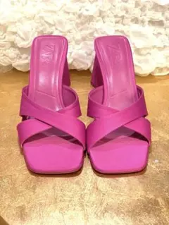 1回着用　美品　ZARA サンダル　37