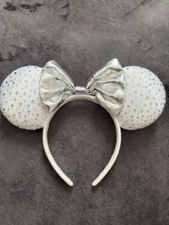 Disney×BAUBLEBAR ホワイトシルバー　ミニーマウス　カチューシャ