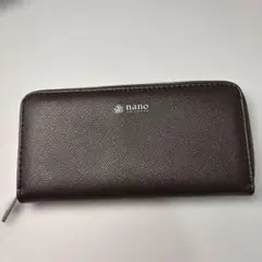 nano universe 長財布 ラウンドファスナー ダークブラウンのサムネイル