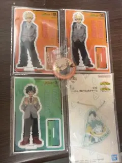 僕のヒーローアカデミア くら寿司 アクリルスタンド 缶バッジ 一番くじ アクリル