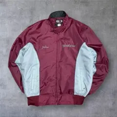 CROWD中綿ナイロンジャケットGoldWing刺繍Lサイズ古着ライナー付き