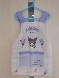 クロミ　Kuromi　エプロン　キッズ　110