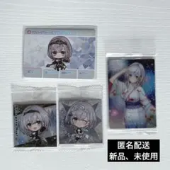 【匿名配送】ホロライブ 白銀ノエル カード ステッカー レア 4点セット
