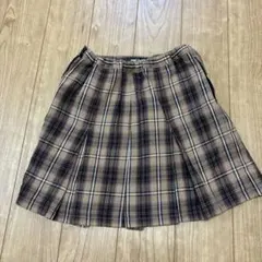 COMME CA ISM チェック柄スカート 120A