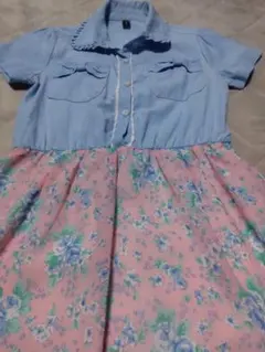 花柄 半袖ワンピース 140サイズ