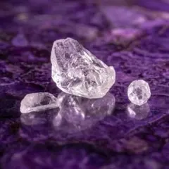 【値引き相談OK！】天然水晶 原石3個セット / 鉱物標本・インテリア