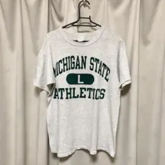 Champion チャンピオンビンテージ3段プリント Tシャツ